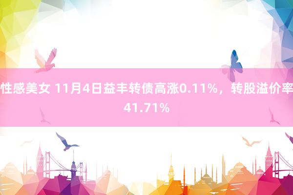 性感美女 11月4日益丰转债高涨0.11%，转股溢价率41.71%